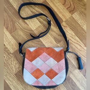 Brampton London Suede Crossbody
